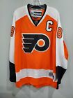 Reebok Premier NHL Philadelphia Flyers Mike Richards 18 Jersey Mens L Sewn