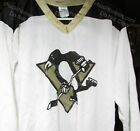 Mario Lemieux White Youth L Practice Jersey Penguins Home Game Promo