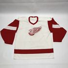 Vintage 90s CCM Detroit Red Wings NHL Hockey Road Jersey Shirt Size Large
