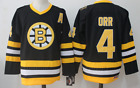 Bruins Black Jersey Bobby Orr M L XL 2XL 3XL