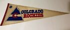 Vintage COLORADO ROCKIES NHL 1976 1982 PENNANT NEW JERSEY DEVILS