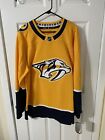 Adidas Authentic Nashville Predators Jersey Home Yellow BNWT Size 52