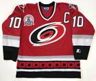 RON FRANCIS CAROLINA HURRICANES 2002 STANLEY CUP STARTER JERSEY LARGE RED