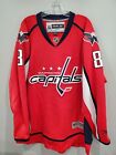 Reebok Premier NHL Washington Capitals Alex Ovechkin 8 Jersey Mens 2XL Sewn