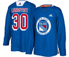 adidas Mens New York Rangers Henrik Lundqvist Authentic Jersey Size 52 L