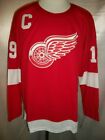 Steve Yzerman Detroit Red Wings Red 1987 2007 Throwback CCM NHL Jersey XL