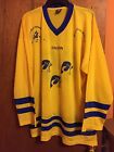Vintage FALCON BEER Sweden Mesh HOCKEY JERSEY XL Team Sweden Brewery