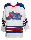 Any Name Number Size Jets Wha Hockey Jersey White Bobby Hull