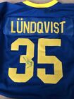 Henrik LUNDQVIST Team SWEDEN Custom Signed Hockey Jersey rangers