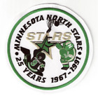 1991 Minnesota North Stars 25th Years Anniversary Season Jersey Patch