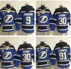 One 1 NHL Tampa Bay Lightning Hockey Jersey Hoodie Stamkos Johnson Bishop