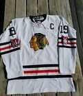 Chicago Blackhawks Pro Authentic Edge NHL Toews Jersey Fight Strap Sz 56 3XL