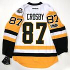 SIDNEY CROSBY 2017 STANLEY CUP PITTSBURGH PENGUINS EDGE AUTHENTIC RBK JERSEY 46