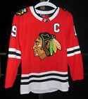 AUTHENTIC ADIDAS NHL CHICAGO BLACKHAWKS JERSEY JONATHAN TOEWS 19 RED SIZE 50