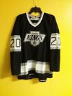  LOS ANGELES KINGS 20 LUC ROBITAILLE VTG NHL CCM MASKA HOCKEY JERSEY MEN L