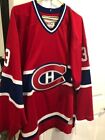 AUTHENTIC Montreal Canadiens Patrick Roy Red Throwback Vintage CCM Jersey 56