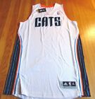 ADIDAS NBA REVOLUTION 30 CHARLOTTE BOBCATS WHITE AUTHENTIC BLANK JERSEY XL+2