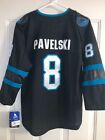 Joe Pavelski 8 San Jose Sharks Jersey Black NHL Hockey Youth L XL NWT