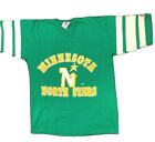 Vtg Logo 7 Minnesota North Stars Hockey Jersey Shirt 50 50 USA Single Stitch L