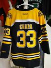 ZDENO CHARA 33 REEBOK BOSTON BRUINS NHL HOCKEY JERSEY YOUTH KIDS BOYS L XL