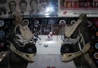 Paul Gagne New Jersey Devils 1982 Game NHL Skates Rockies Leafs GBun Swiss A Int