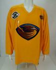 Atlanta Thrashers Hockey Jersey Yellow CCM Mens NHL Bud Light XL