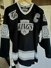 Authentic 1991 92 Los Angeles Kings Double Tagged Wayne Gretzky Jersey sz 54