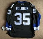 Tampa Bay Lightning Autographed Dwayne Roloson Jersey