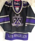CCM Los Angeles Kings Purple  Black Hockey Jersey Youth Small S 3082