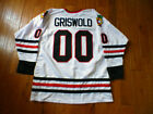 Clark Griswold Blackhawks Custom Crimson Jersey Size XL