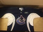 New NHL Official Reebok Vancouver Canucks Hockey Jersey Size Large With Tags