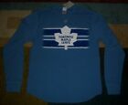 NEW Vintage Style TORONTO MAPLE LEAFS Long Sleeved THROWBACK SHIRT L jersey