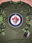 Winnipeg Jets NHL Adidas Camo Authentic Veterans Day Practice Jersey Sz 52 NEW