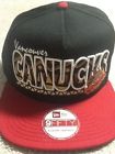 New Era Vancouver Canucks Snapback Hat Black Med Large