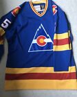 Rob Ramage Colorado Rockies Mitchell  Ness hockey jersey size 52