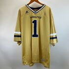 Russell Georgia Tech Yellow Jackets Blue Gold Jersey 1 Mens Size 3XL