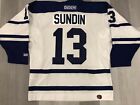 CCM Mats Sundin Toronto Maple Leafs Alternate 3rd Blue NHL Hockey Jersey Sz L