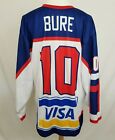 VTG Pavel Bure Russia USSR Hockey Jersey Mens Sz 52 Lutch POCCNR White Red Blue