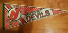 NHL New Jersey Devils 80s Old School Red Green Pennant