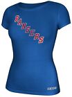 CCM Henrik Lundqvist NY Rangers Distressed Womens Blue Jersey Name
