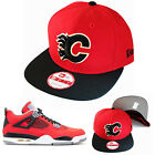 New Era Calgary Flames Classic Snapback Hat Air Jordan 4 Retro Toro Bravo Cap