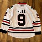 VTG Reebok Chicago Blackhawks Bobby Hull STITCHED Hockey FIGHT STRAP Jersey 50