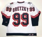 WAYNE GRETZKY 1999 NEW YORK RANGERS LIBERTY WHITE PRO PLAYER JERSEY SIZE XL