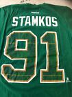 Rare Green REEBOK NHL TAMPA BAY LIGHTNING STEVEN STAMKOS T SHIRT JERSEY SZ M