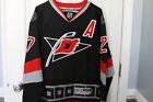 Justin Faulk 27 Carolina Hurricanes Alternate Black Jersey Signed Size S