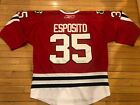 Stitched REEBOK TONY ESPOSITO 35 Chicago Blackhawks Authentic Jersey sz 54 CCM