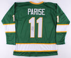Zach Parise Signed Minnesota North Stars Jersey TSE COA Career 2005present