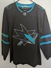 Adidas San Jose Sharks Stealth Third Jersey Sz 50