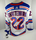 Mens New York Rangers Kevin Shattenkirk 22 Authentic Adidas White Jersey L 52