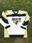 Vintage Starter Nashville Predators Stitched Hockey Jersey Mens Adult XL Rare
